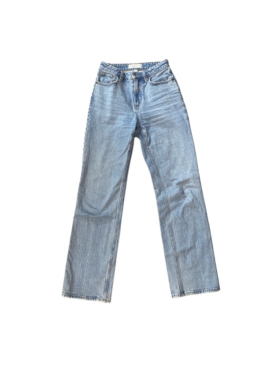 Abercrombie & Fitch Denim - Abercrombie & Fitch Light Blue Straight-Leg Women's Jeans - 24 Long Curve Love